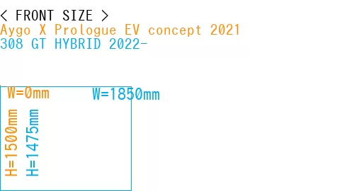 #Aygo X Prologue EV concept 2021 + 308 GT HYBRID 2022-